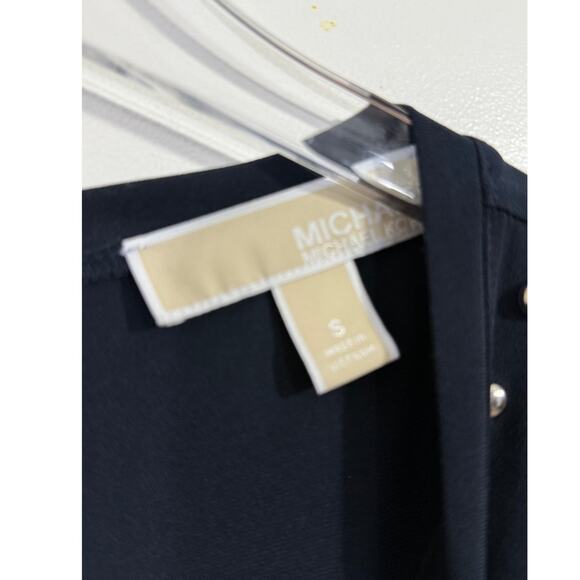 Michael Kors Studded Mini Dress in Black Size Small - Picture 3 of 3